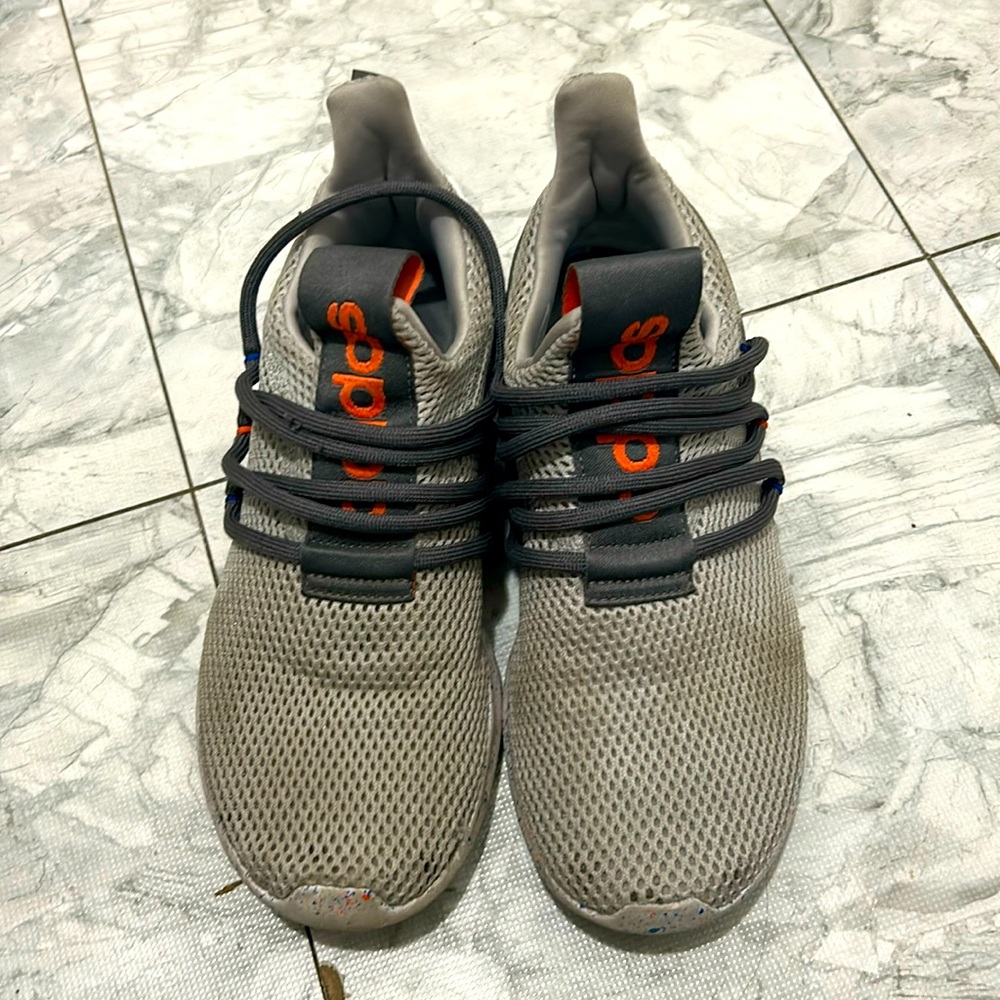 adidas Lite Racer Adapt 3.0 "Grey Two/Grey Five" Grade School Boys' Shoe s 5.5